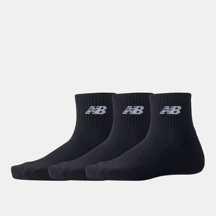 New Balance Everyday Ankle Socks (3 Pairs) Black image number 0