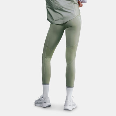 Nike Women's Fast 7/8 Running Leggings Green Nike Women's Fast 7/8 Running Leggings Green