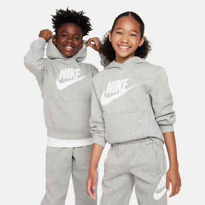 Nike Kids' Sportswear Club Hoodie Grey Nike Kids' Sportswear Club Hoodie Grey