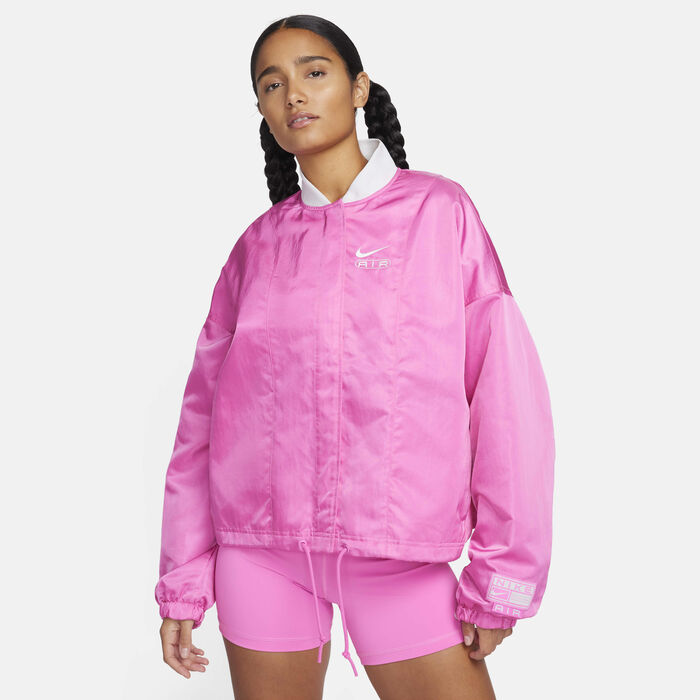 Nike Women's Air Oversized Bomber Jacket Pink Nike Women's Air Oversized Bomber Jacket Pink image number 0