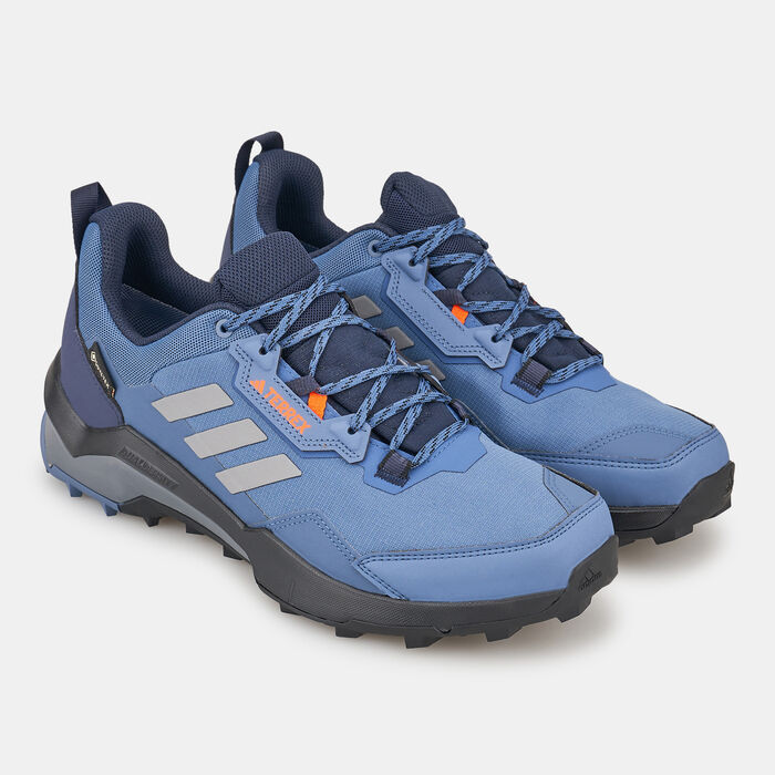 adidas Men's Terrex AX4 GORE-TEX Hiking Shoe Blue adidas Men's Terrex AX4 GORE-TEX Hiking Shoe Blue image number 1