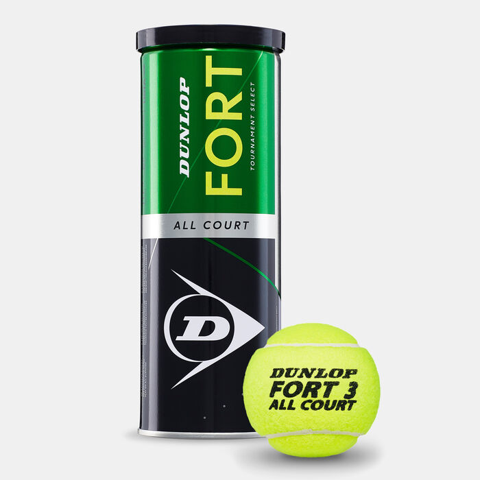 Dunlop Fort All Court Tennis Ball (3 Pack) Multi-Color Dunlop Fort All Court Tennis Ball (3 Pack) Multi-Color image number 0