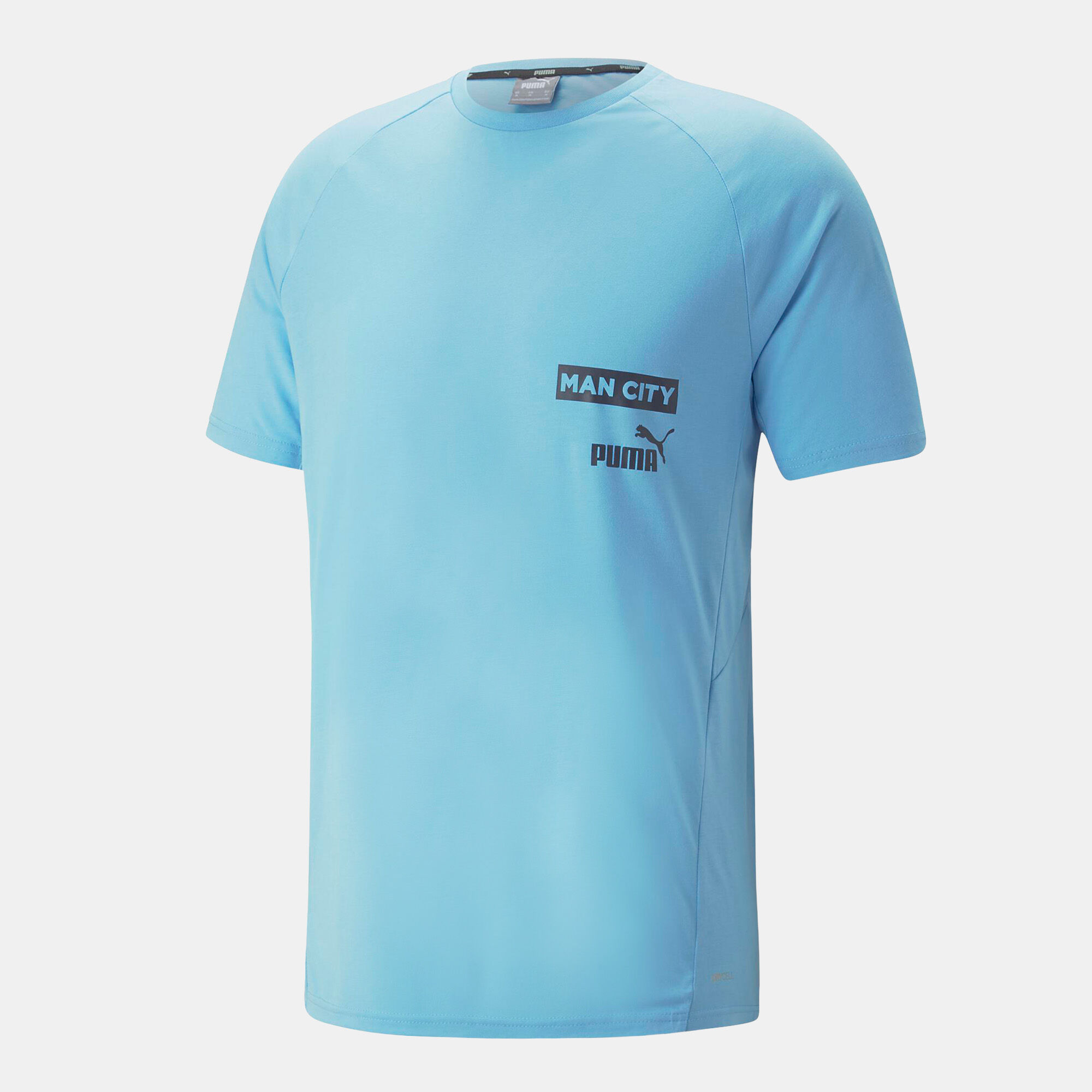 Buy PUMA Men s Manchester City F.C. Casuals Football T Shirt Blue