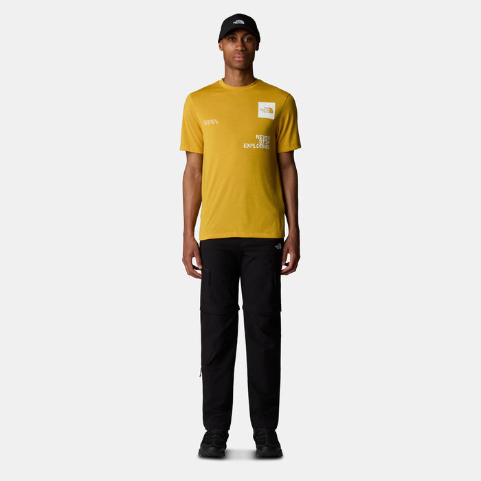 The North Face Men’s Foundation Mountain Coordinates T-Shirt yellow image number 2