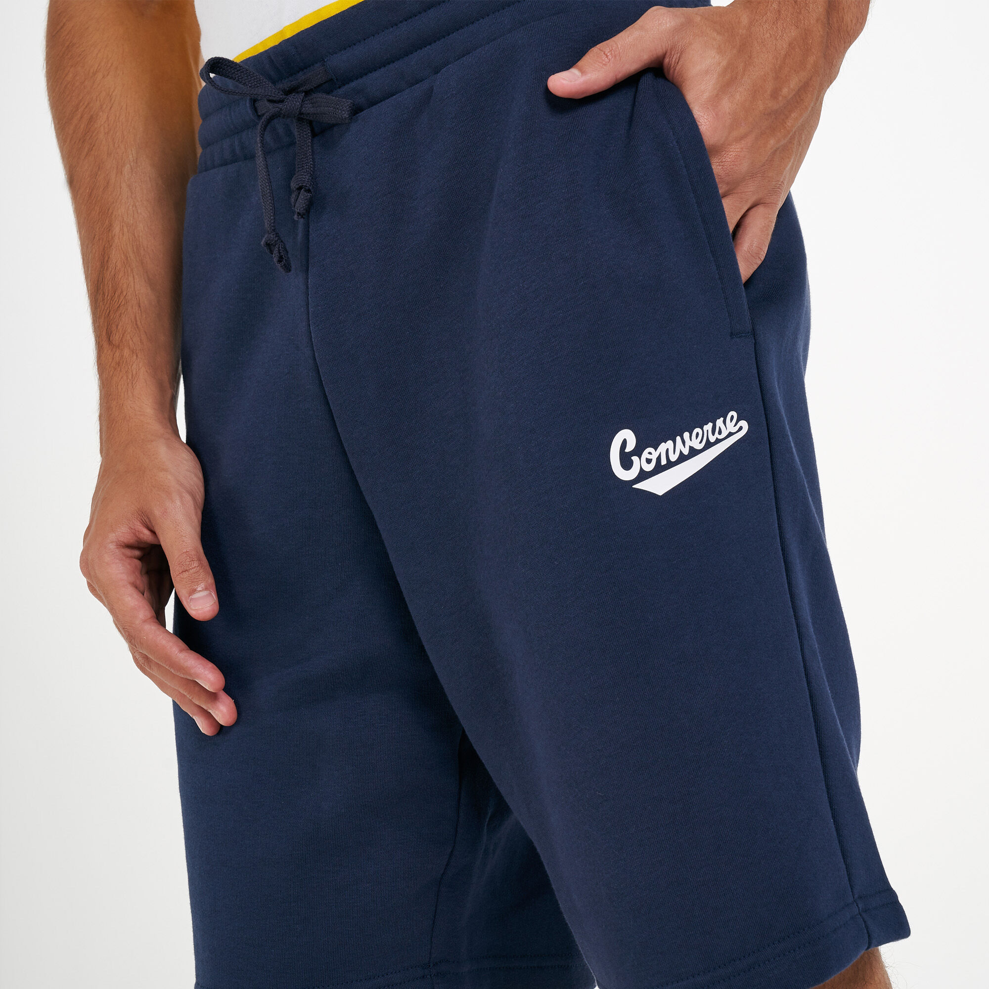 Navy converse shorts mens new arrivals