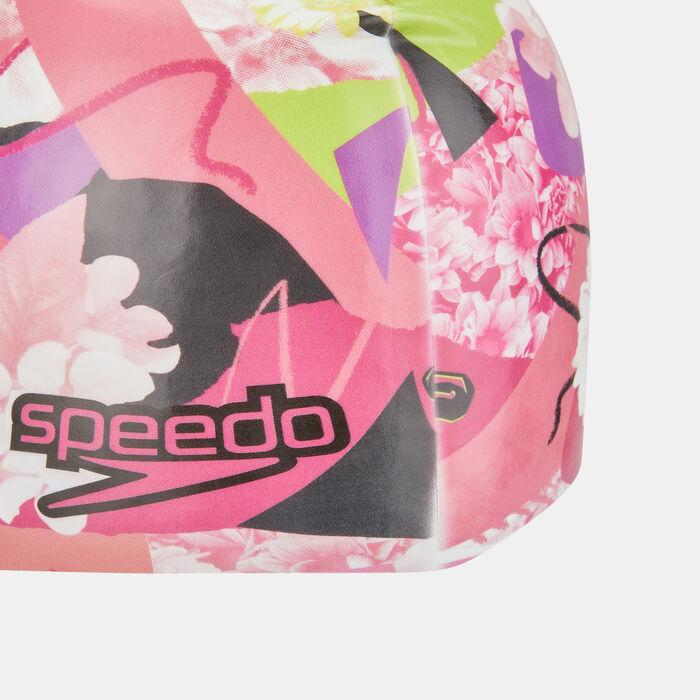 Speedo Kids' Digitally Printed Swimming Cap Multi-Color image number 2