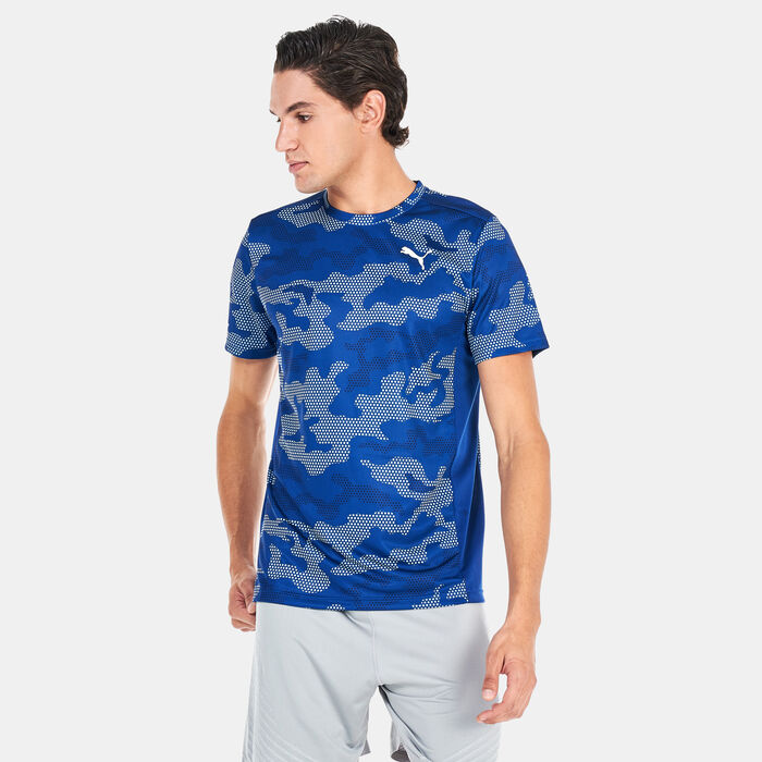 PUMA Men's Off Season Printed T-Shirt Blue PUMA Men's Off Season Printed T-Shirt Blue image number 0