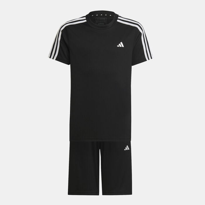 adidas Kids' Train Essentials Training Set Black adidas Kids' Train Essentials Training Set Black image number 1