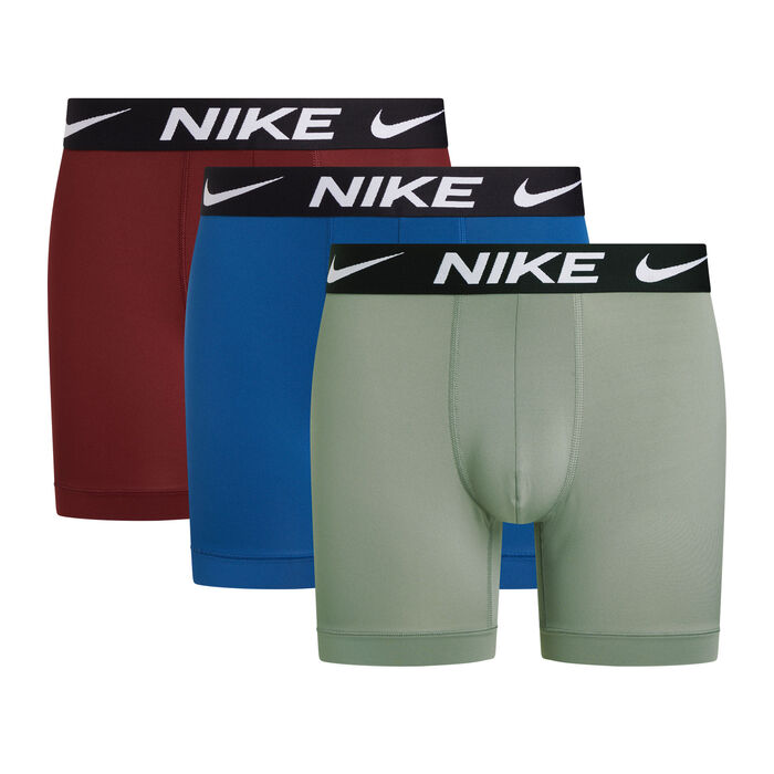 Nike Men's Dri-FIT Essential Micro Boxer Briefs (3 Pairs) Grey Nike Men's Dri-FIT Essential Micro Boxer Briefs (3 Pairs) Grey image number 0