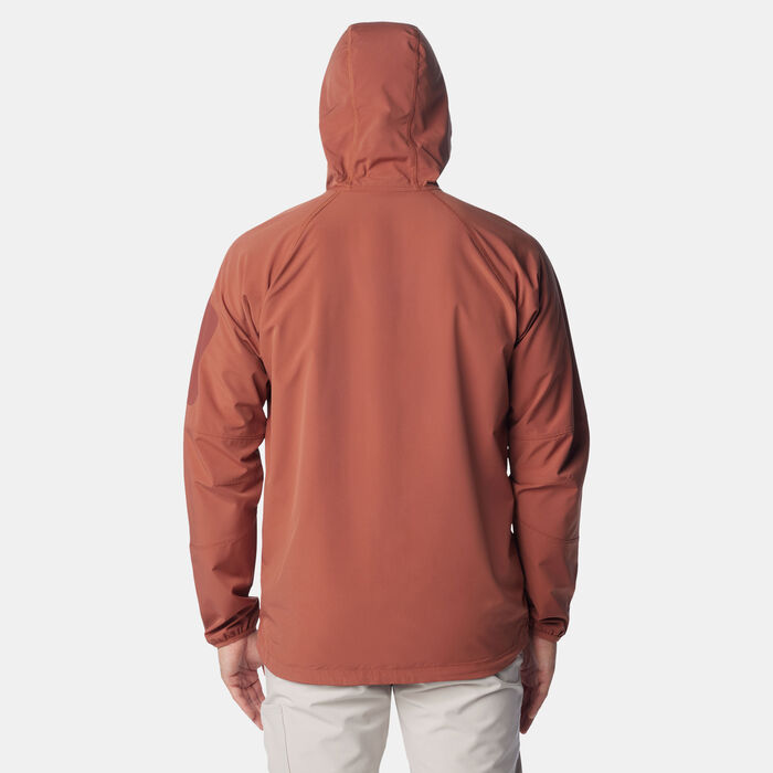 Columbia Men's Tall Heights™ Hooded Softshell Jacket Pink Columbia Men's Tall Heights™ Hooded Softshell Jacket Pink image number 1