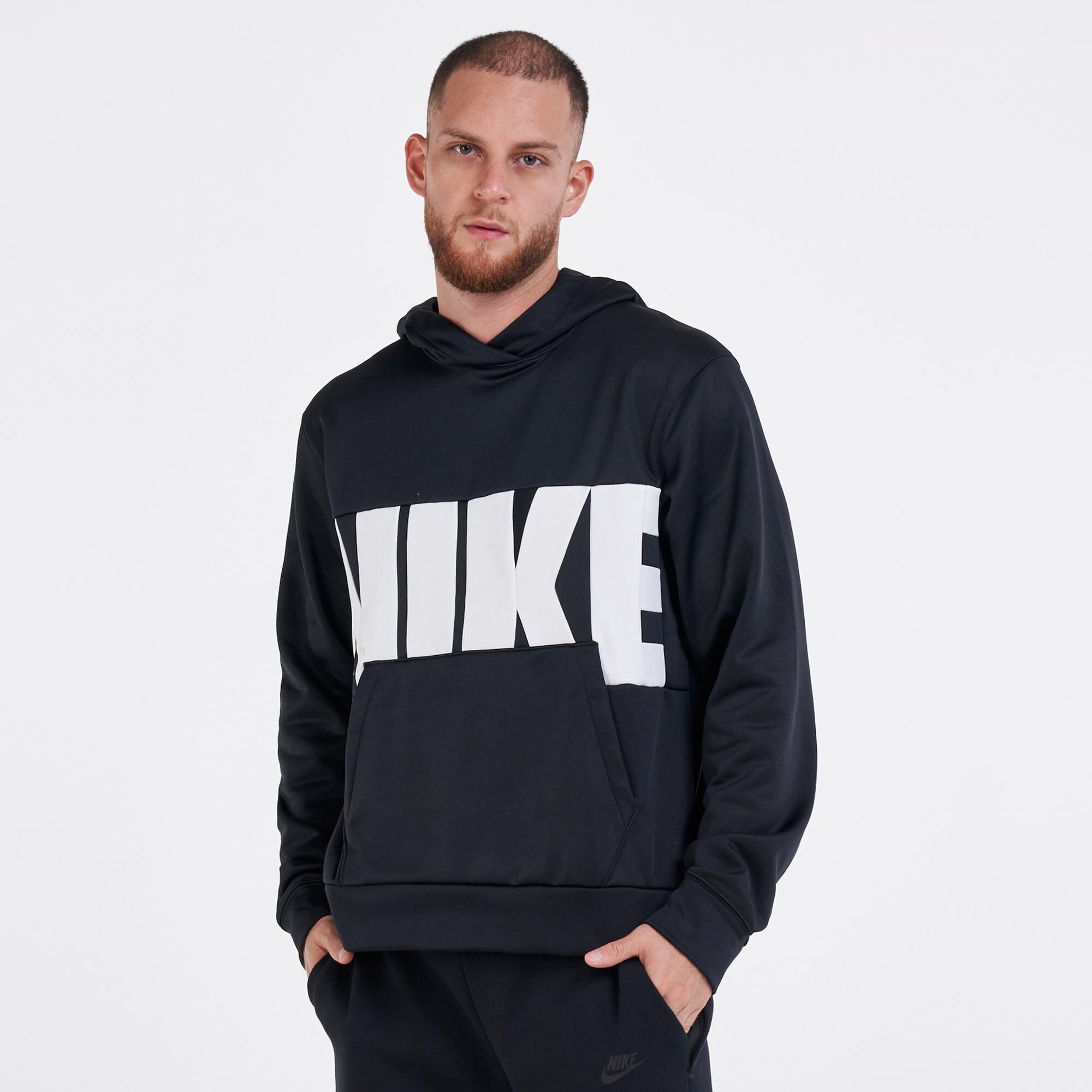 Nike therma bar swoosh hoodie sale