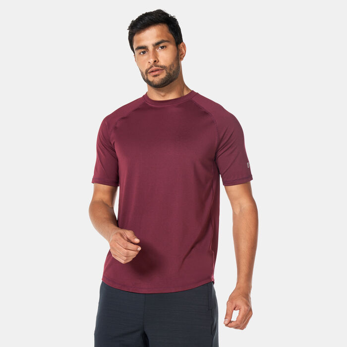 Sun and Sand Sports Men's Active Raglan Training T-Shirt Red Sun and Sand Sports Men's Active Raglan Training T-Shirt Red image number 0