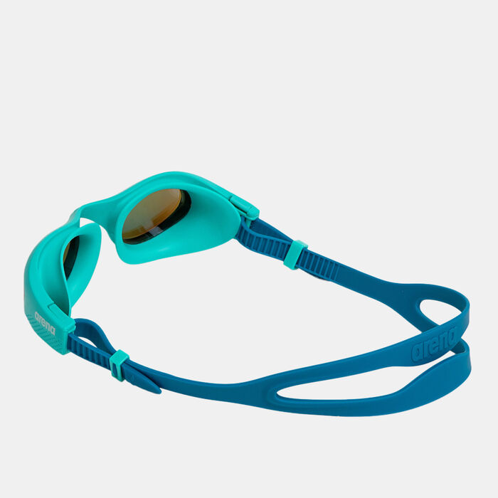 Arena The One Mirror Swimming Goggles Blue Arena The One Mirror Swimming Goggles Blue image number 3