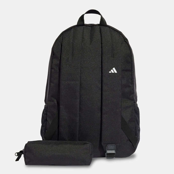 adidas Backpack With Pencil Case Black adidas Backpack With Pencil Case Black image number 1