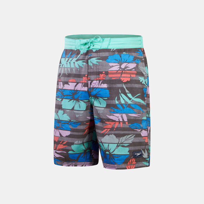 Speedo Men's Print Bondi Basin Swimming Shorts Multi-Color Speedo Men's Print Bondi Basin Swimming Shorts Multi-Color image number 0