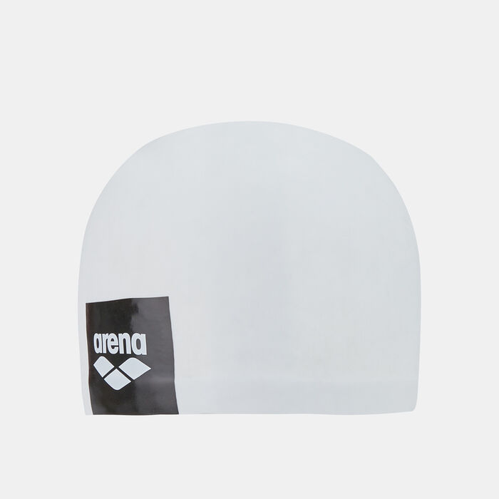 Arena Logo Moulded Swimming Cap White Arena Logo Moulded Swimming Cap White image number 0