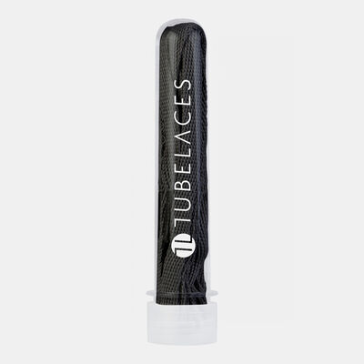 TUBELACES Flat Shoelaces Black TUBELACES Flat Shoelaces Black