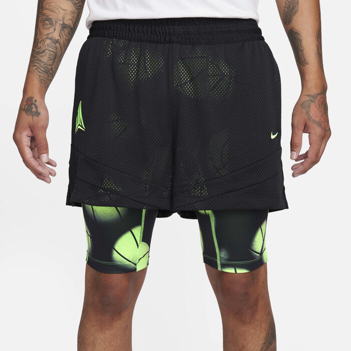 Nike Men's JA Dri-FIT 2-in-1 Basketball Shorts Black Nike Men's JA Dri-FIT 2-in-1 Basketball Shorts Black image number 1