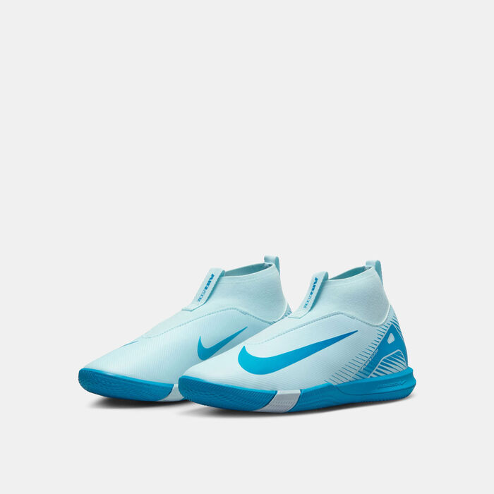 Nike Kids' Mercurial Superfly 10 Academy Indoor Court Football Shoes Blue Nike Kids' Mercurial Superfly 10 Academy Indoor Court Football Shoes Blue image number 1