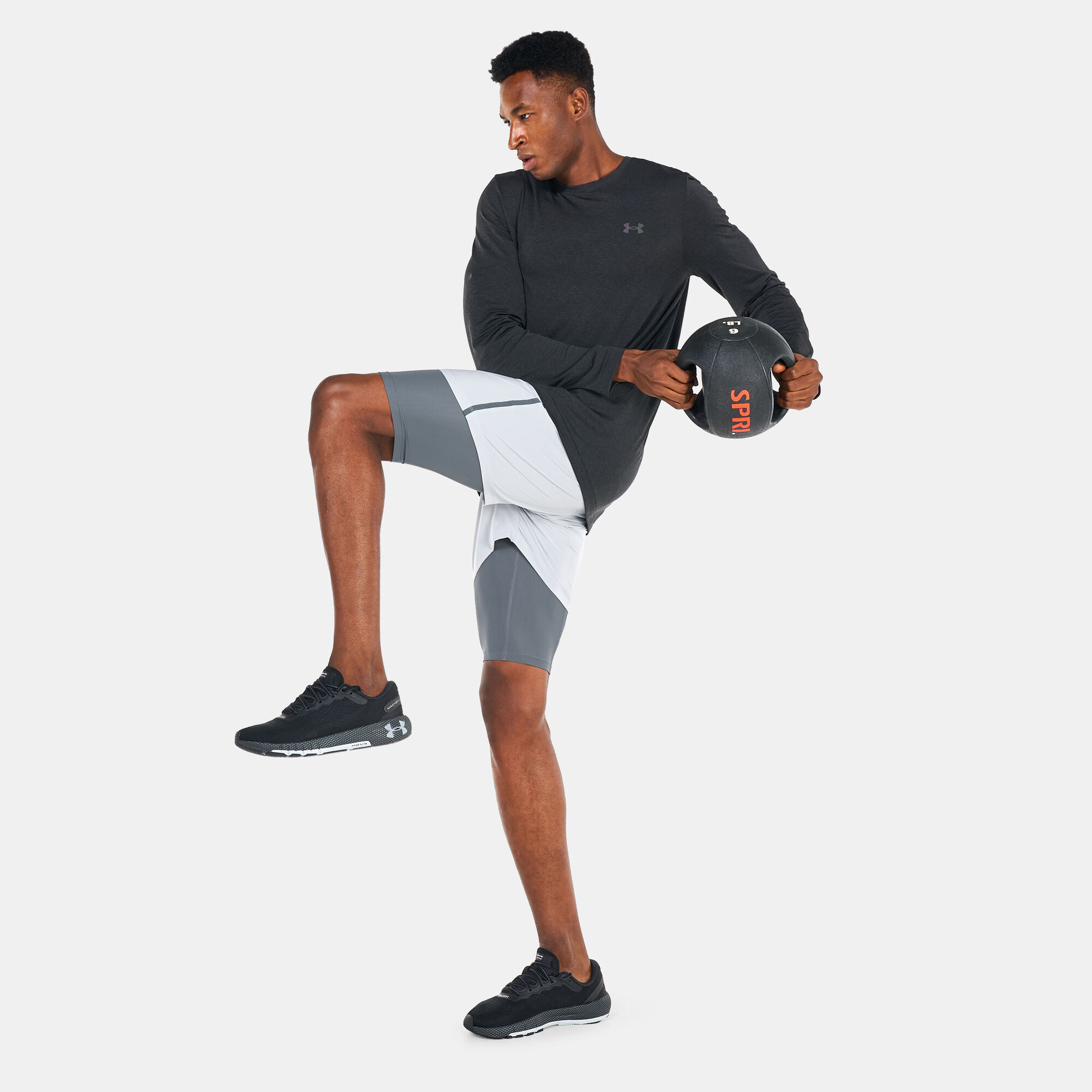 Buy Under Armour Men s UA RUSH Seamless Long Sleeve T Shirt Black