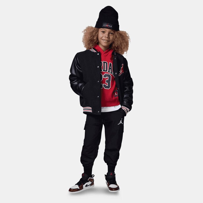 Jordan Kids' Fleece Hoodie Red Jordan Kids' Fleece Hoodie Red image number 2