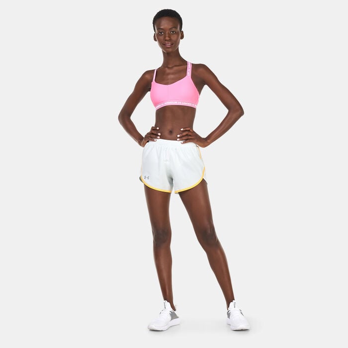 Under Armour Women's Crossback Sports Bra Pink Under Armour Women's Crossback Sports Bra Pink image number 2