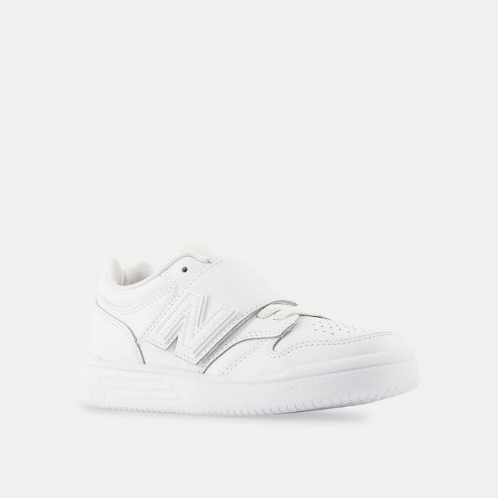New Balance Kids' BB480 Velcro Shoes White New Balance Kids' BB480 Velcro Shoes White image number 4