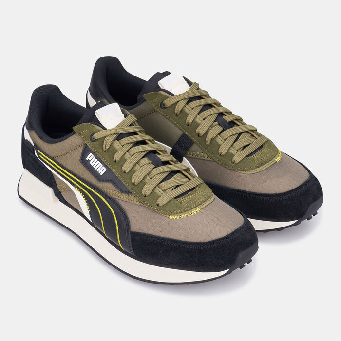 PUMA Men's Future Rider Displaced Shoes Grey PUMA Men's Future Rider Displaced Shoes Grey image number 2