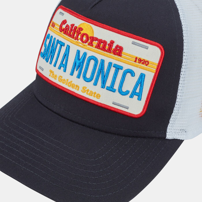 New Era Men's License Plate Trucker Cap Blue New Era Men's License Plate Trucker Cap Blue image number 2