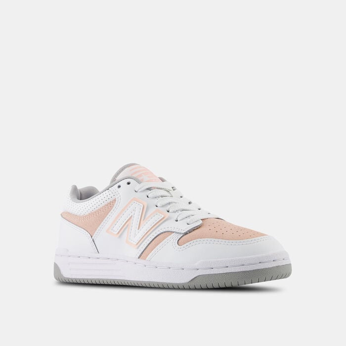 New Balance Kids' BB480 Shoes White New Balance Kids' BB480 Shoes White image number 1