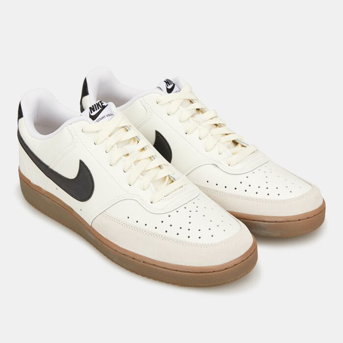 Nike Men's Court Vision Low Shoes Ivory Nike Men's Court Vision Low Shoes Ivory image number 1