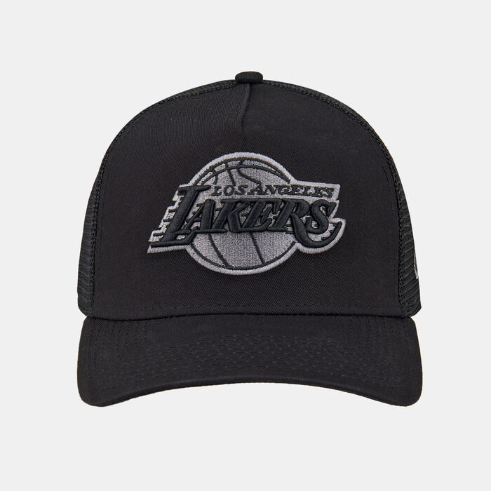New Era Men's LA Lakers A-Frame Trucker Cap Black New Era Men's LA Lakers A-Frame Trucker Cap Black image number 0
