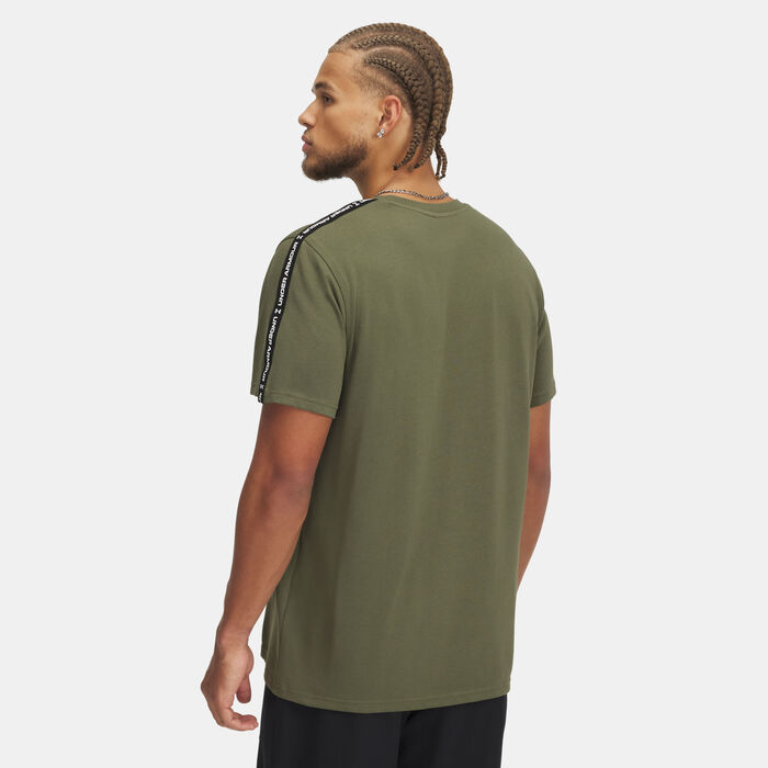 Under Armour Men's Icon Taping T-Shirt Green Under Armour Men's Icon Taping T-Shirt Green image number 1