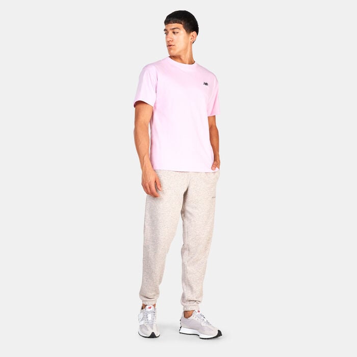 New Balance Men's Uni-ssentials Cotton T-Shirt Purple New Balance Men's Uni-ssentials Cotton T-Shirt Purple image number 2