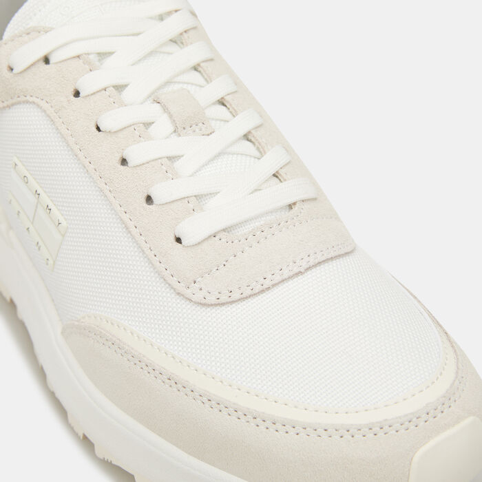 Tommy Hilfiger Women's Recycled Textile Cleat Runner Shoes Beige Tommy Hilfiger Women's Recycled Textile Cleat Runner Shoes Beige image number 4