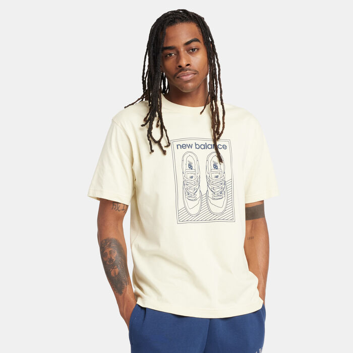 New Balance Men's New Balance 550 T-Shirt Beige New Balance Men's New Balance 550 T-Shirt Beige image number 0