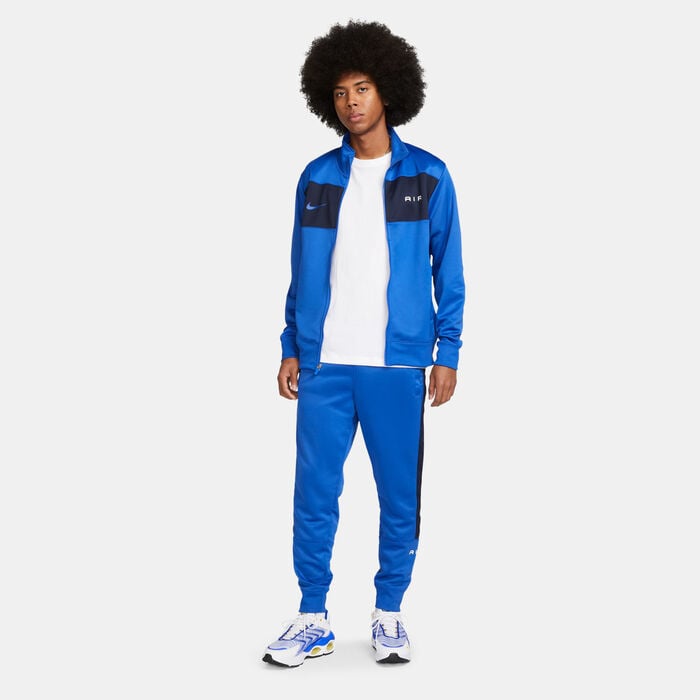 Nike Men's Sportswear Air Track Jacket Blue image number 2