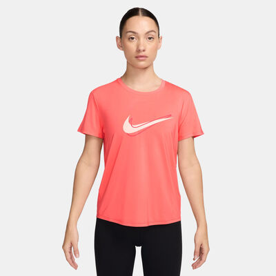Nike Women's One Swoosh Dri-FIT Running Top Peach