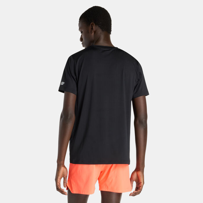 New Balance Men's Performance T-Shirt Black New Balance Men's Performance T-Shirt Black image number 1