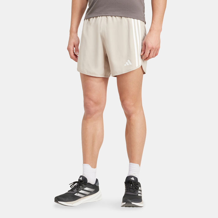 adidas Men's Own The Run 3-Stripes Shorts Blue adidas Men's Own The Run 3-Stripes Shorts Blue image number 0