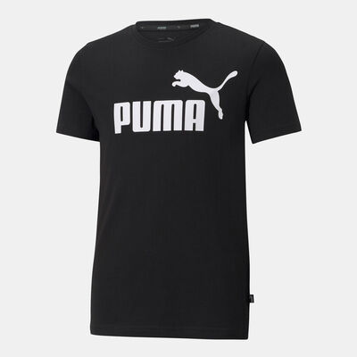 PUMA Kids' Essentials Logo T-Shirt Black