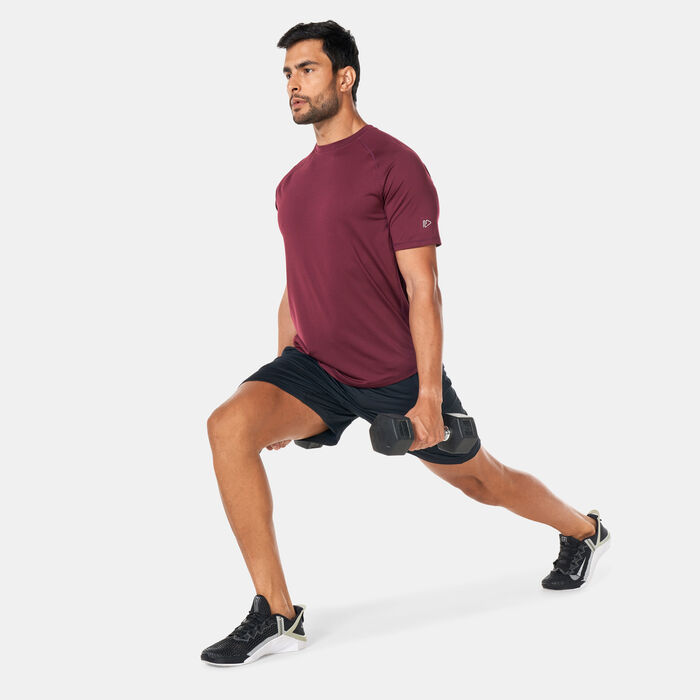 Sun and Sand Sports Men's Active Raglan Training T-Shirt Red image number 2