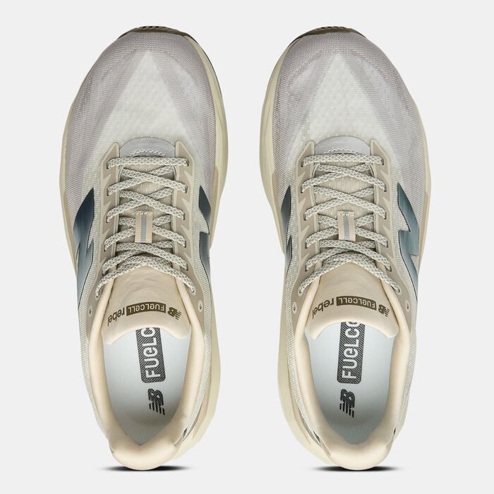 New Balance Men's FuelCell Rebel v5 Shoes Grey New Balance Men's FuelCell Rebel v5 Shoes Grey image number 4