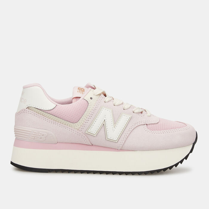 New Balance Women's 574+ Shoes Pink New Balance Women's 574+ Shoes Pink image number 0