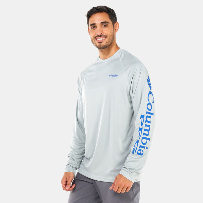 Columbia Men's PFG Terminal Tackle™ Heather Long Sleeve T-Shirt Columbia Men's PFG Terminal Tackle™ Heather Long Sleeve T-Shirt image number 0