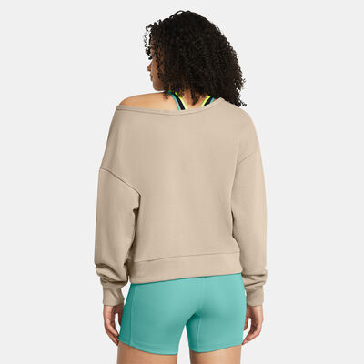 Under Armour Women's Project Rock Sweatshirt Brown Under Armour Women's Project Rock Sweatshirt Brown