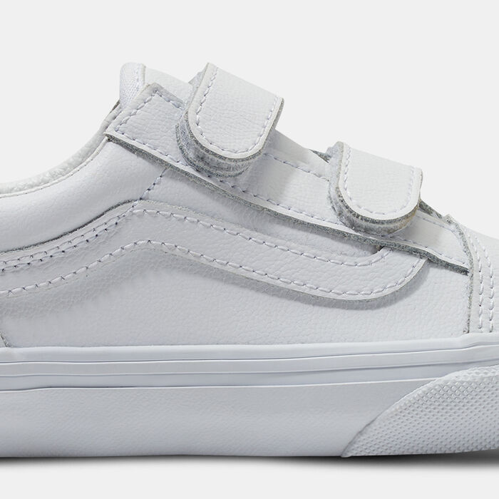 Vans Kids' Old Skool Classic Shoes White Vans Kids' Old Skool Classic Shoes White image number 3