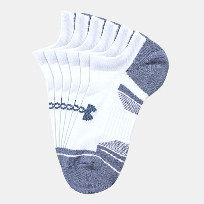 Under Armour Performance No-Show Socks (3 Pairs) White Under Armour Performance No-Show Socks (3 Pairs) White image number 0