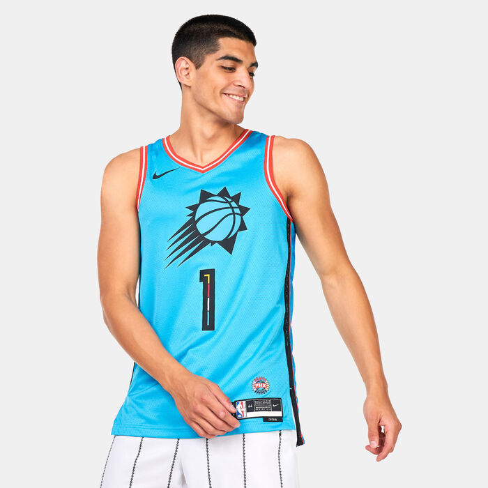Nike Men's Pheonix Suns Dri-FIT Swingman City Edition Jersey 2022/24 Blue Nike Men's Pheonix Suns Dri-FIT Swingman City Edition Jersey 2022/24 Blue image number 0
