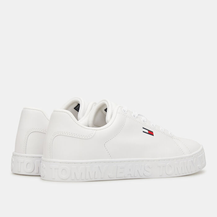Tommy Hilfiger Women's Logo Leather Shoes White Tommy Hilfiger Women's Logo Leather Shoes White image number 2